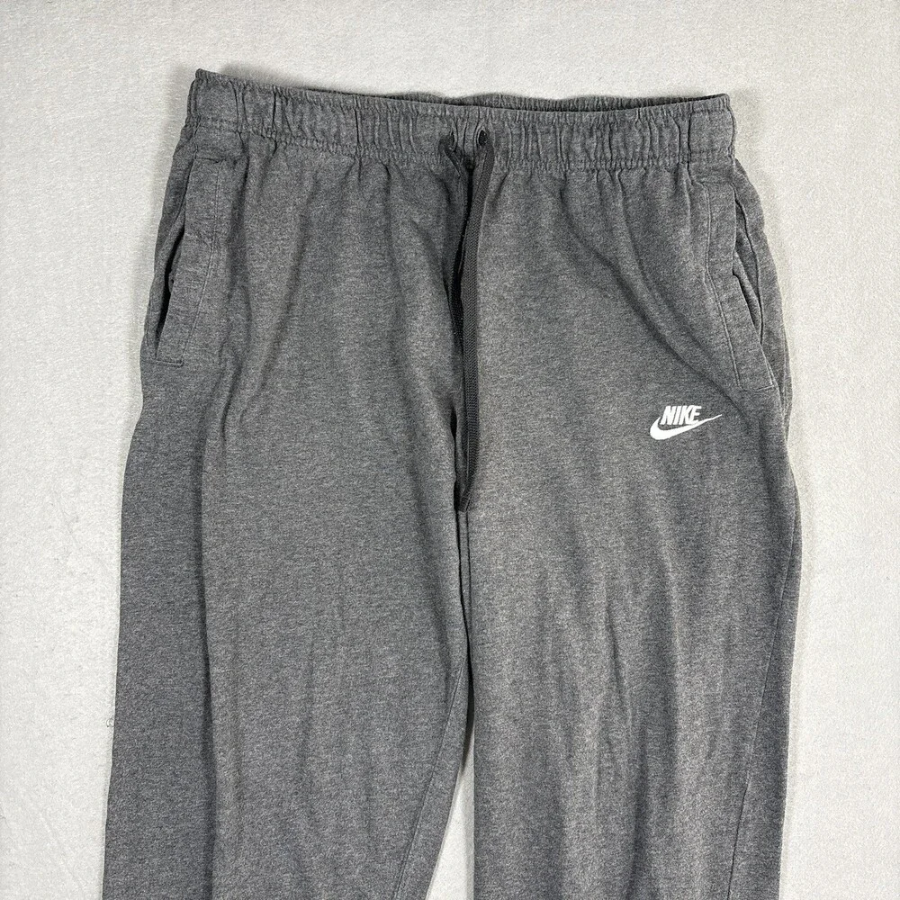 Nike Sweatpants Mens XL Gray Sportswear Club Fleece Joggers Workout